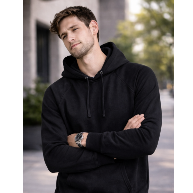 Mens Raglan Hoodie