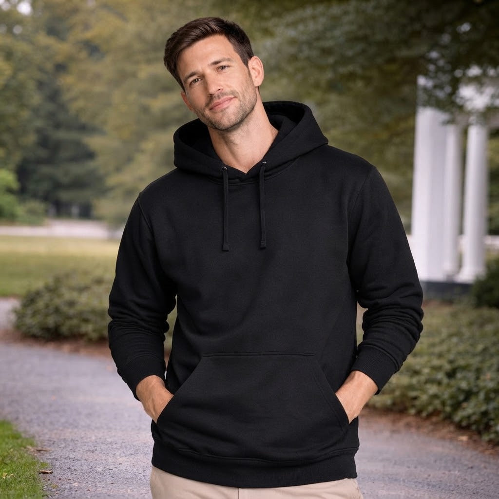 Mens Cotton Face Hoodie
